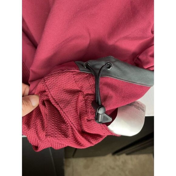 Nike NFL Cardinals Short Sleeve Pullover Wind Breaker Elastic Pockets Button XXL - Picture 5 of 7